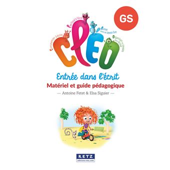 CLEO GS - Entrée dans l'écrit - Guide pédagogique + 160 pages cartonnées prédécoupées + CD-ROM