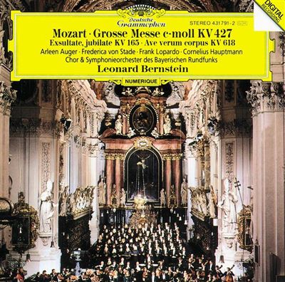 Exsultate jubilate, K.165 - Messe en ut mineur, K. 427 - Ave verum corpus en ré majeur, K. 618