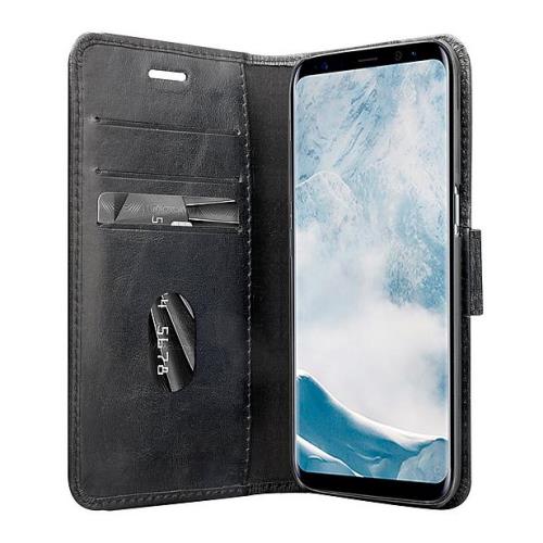 Dbramante Wallet Bookcover Copenhagen Black Galaxy S8+