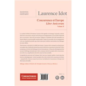 Laurence Idot Liber Amicorum