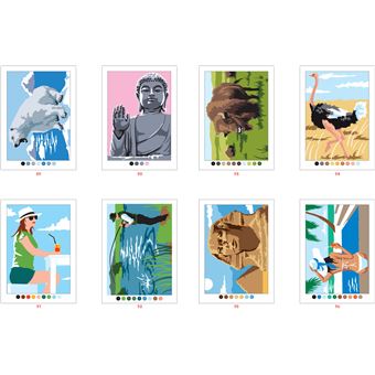 Coloriages mystères - Trompe l'oeil