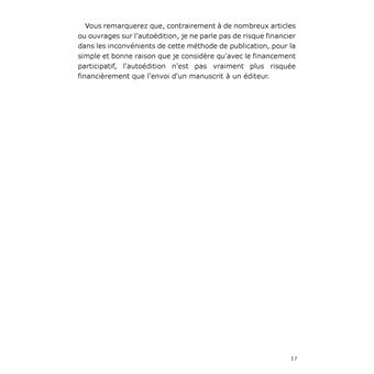 Ah bon, ÇA, c'est un livre autoédité ?