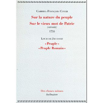 Sur la nature du peuple