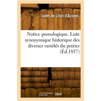 Notice pomologique