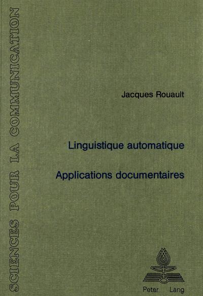 Linguistique automatique