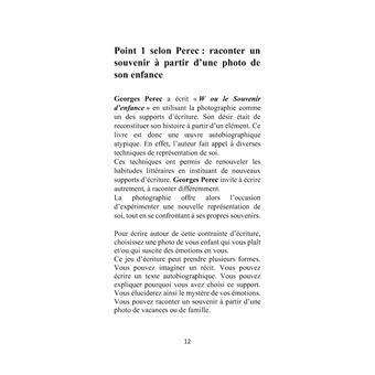 Mieux se connaître en 10 points selon G.Perec et R.Barthes