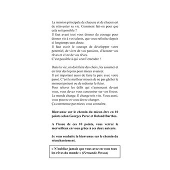 Mieux se connaître en 10 points selon G.Perec et R.Barthes