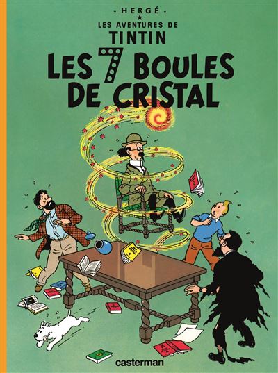 Les 7 boules de Cristal -  Hergé - cartonné