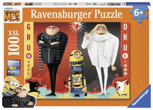 Puzzle 100 pièces Moi, moche et méchant 3 Gru, Dru et les Minions Ravensburger
