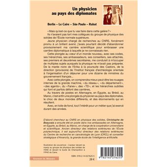 Un physicien au pays des diplomates