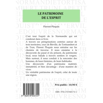 Le patrimoine de l'esprit