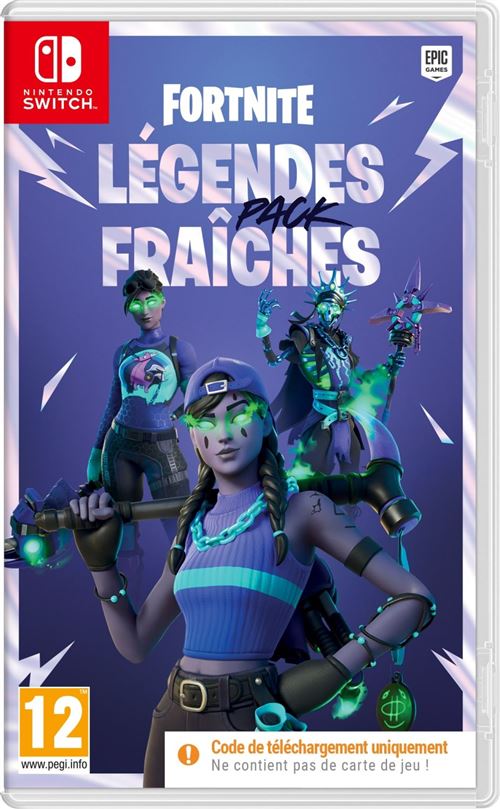 Fortnite Pack Légendes fraîches Code in a Box Nintendo Switch