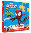 SPIDEY ET SES AMIS EXTRAORDINAIRES - Mon Petit Livre Puzzle - 5 puzzles 9 pièces - MARVEL