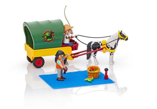 Playmobil 6948 Enfants avec chariot poney Playmobil fnac Belgique
