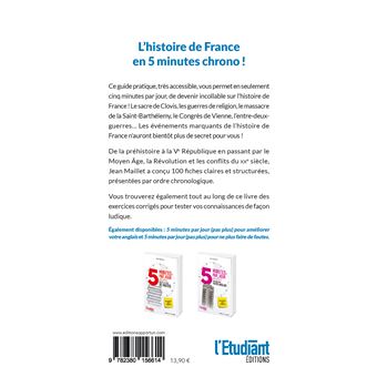 5 minutes par jour pas plus ! pour connaître l'Histoire de France