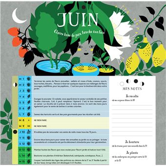 Calendrier Jardiner avec la lune 2021