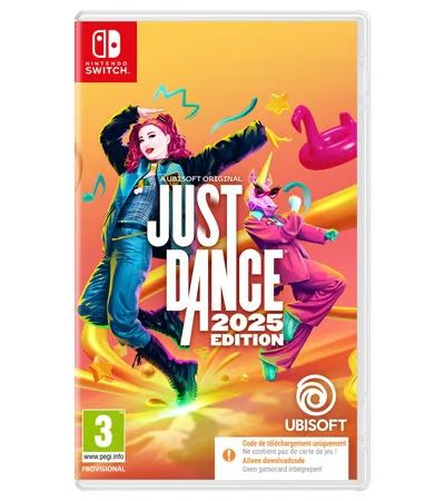 JUST DANCE 2025 EDITION (CODE-IN-A-BOX) FR/NL SWITCH