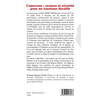 Cameroun : normes et sécurité pour un tourisme durable