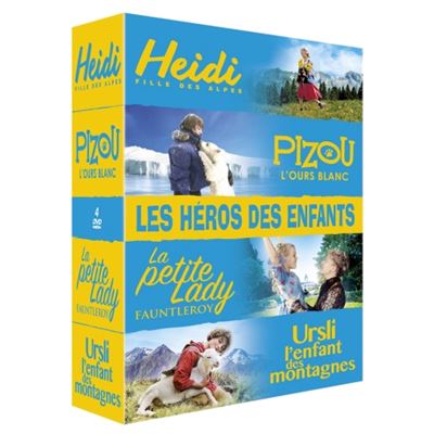 Coffret Aventure et nature en famille 4 Films DVD