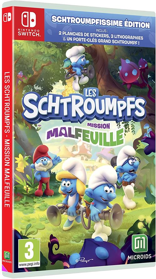 Les Schtroumpfs Mission Malfeuille Nintendo Switch Edition S