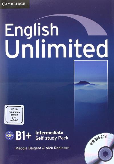 English unlimited b1+ -intermediate. self-study pack with dv