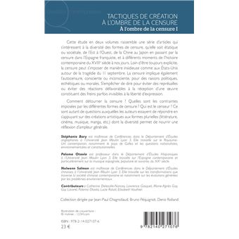 Tactiques de création à l'ombre de la censure