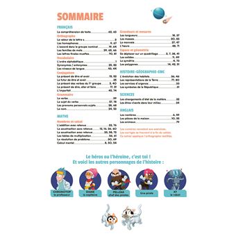 Les incollables - Cahier de vacances dont tu es le héros - Espace - Du CE1- au CE2