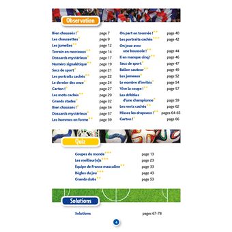 Les énigmes de l'été SPECIAL FOOT Pour tous, à partir de 10 ans - Cahier de vacances 2023