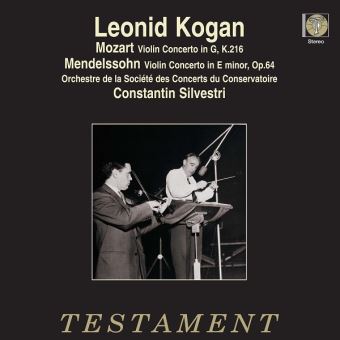 Wolfgang Amadeus Mozart, Félix Mendelssohn-Bartholdy, Leonid Kogan, Constantin Silvestri - 1