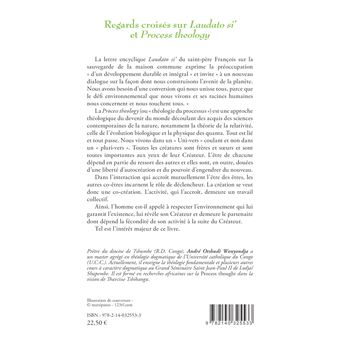 Regards croisés sur <i>Laudato si'</i> et <i>Process theology</i>