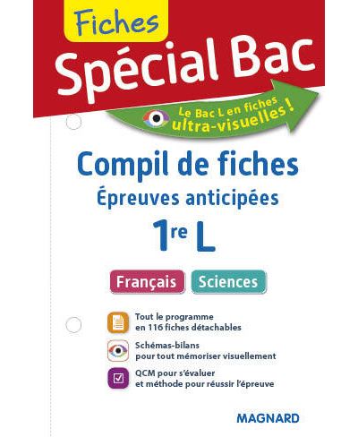 Compil de fiches Epreuves anticipées 1ère L