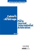 Les cahiers de l arbitrage n 1 - 2013