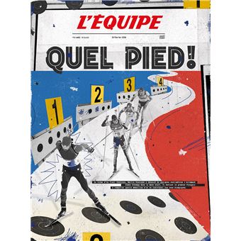 Affiche Collector L'Équipe Fourcade