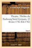 Theatre ou Recueil d'opera-comiques et parodies. Tome 5. Le prix de Cythere, opera comique