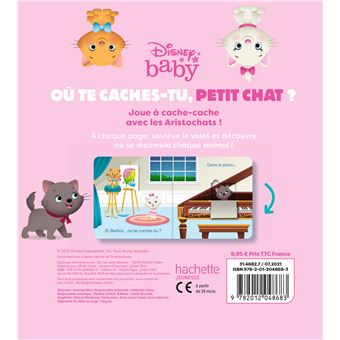 DISNEY BABY - Où te caches-tu, petit chat ? - Les Aristochats