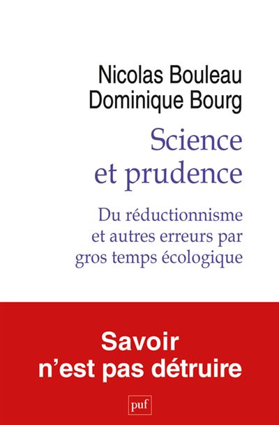 Science et prudence - Nicolas Bouleau - broché