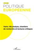 Varia : Ré.analyse, chantiers de recherche et lectures critiques