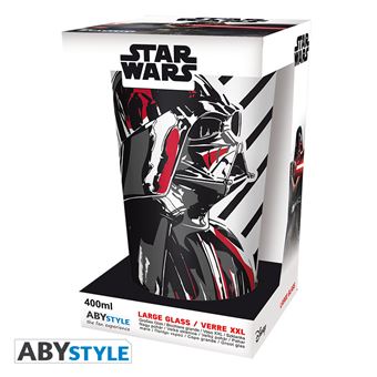 Star wars verre xxl 400 ml vador/boite x2