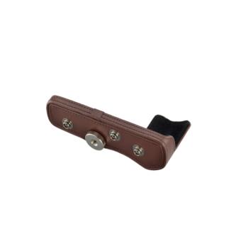 Étui Cuir PU Pour Olympus OM-5 Mark II - Protection Complète, Sangle Réglable, Accès Aux Fonctions