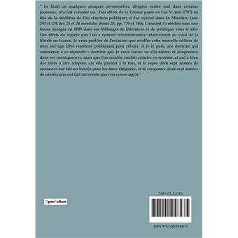 Effets de la terreur