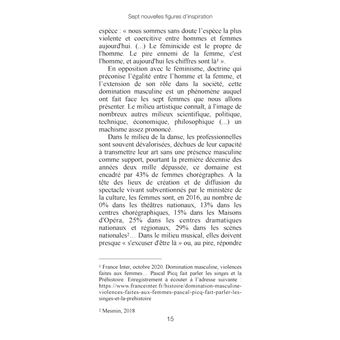 Sept nouvelles figures d'inspiration