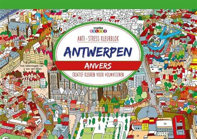 Antwerpen, creatief kleuren voor volwassenen