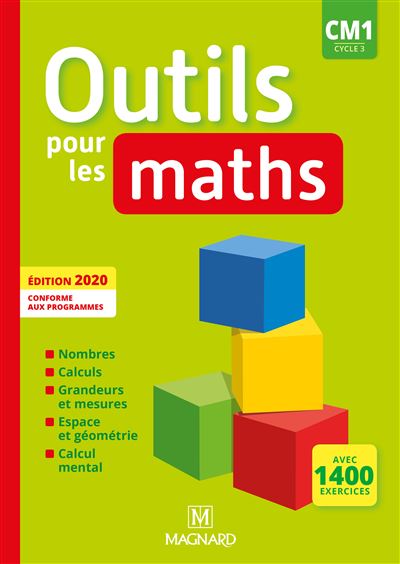 A Portée De Maths Cm1 Manuel Numérique Outils pour les Maths CM1 (2020) - Manuel élève Edition 2020 - broché -  Sylvie Carle, Sylvie Ginet, Isabelle Petit-Jean - Achat Livre | fnac