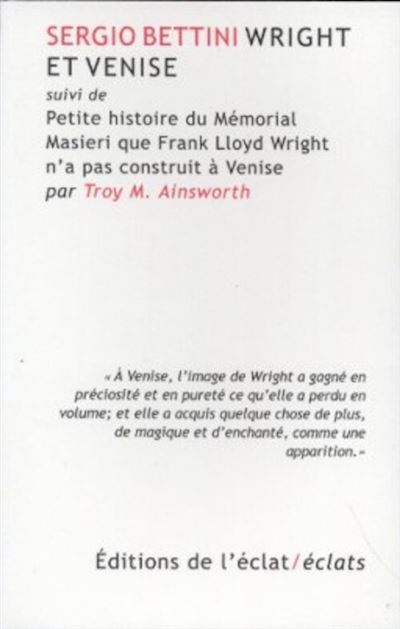 Wright et venise
