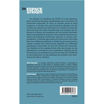 L'économie informelle en Afrique face à la crise de la COVID-19