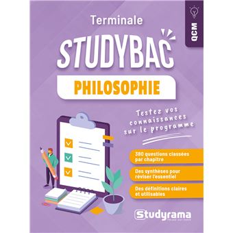 Philosophie Terminale- Studybac