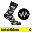 Chaussettes Stereo Socks Amplitude Modulation