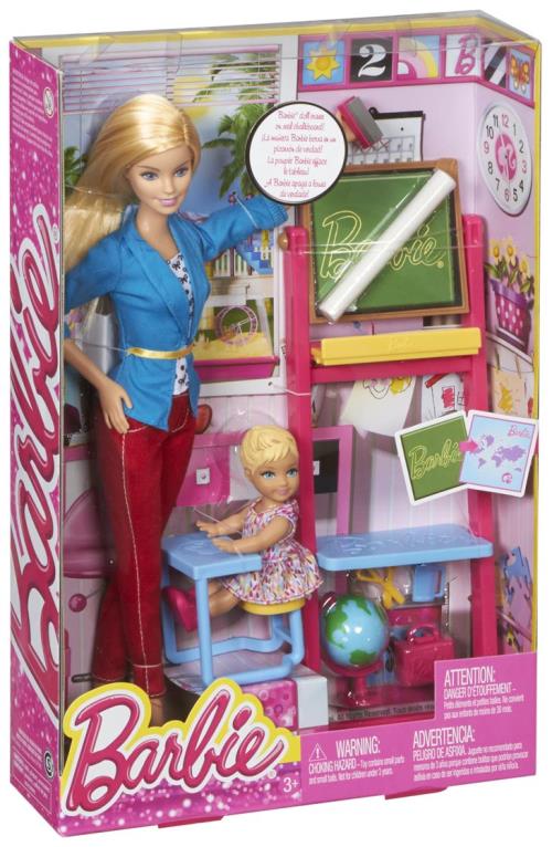MATTEL Barbie maîtresse d'école et sa classe pas cher 