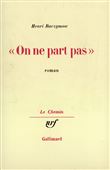 On ne part pas