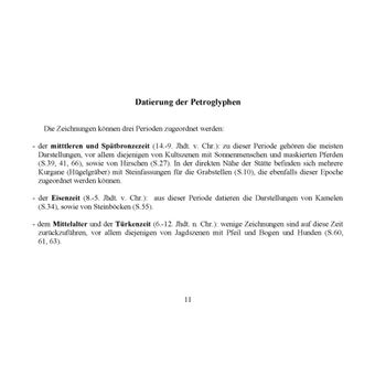 Die Petroglyphen von Tamgaly in Kasachstan